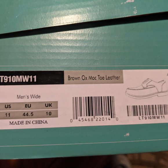 NEW Apex Moc Toe Oxford- Men's Shoe - Picture 4 of 4